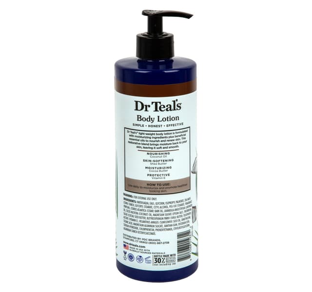 Dr Teal S Moisture Coconut Oil Essential Oils Body Lotion 532 Ml
