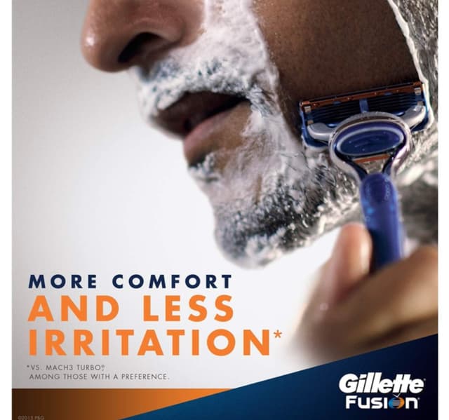 Gillette Fusion 5 Mens Razor 1 Handle 2 Blades