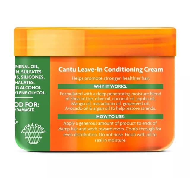 Cantu Natural Leavein Shea Butter Conditioning Cream