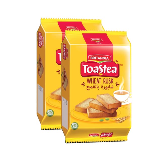 Britannia Toastea Wheat Rusk Value Pack 2 305 G