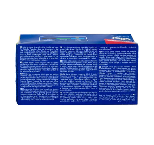 Vileda Glitzi Jumbo Bathroom Cleaner Sponge High Foam Scourer 1 Pc