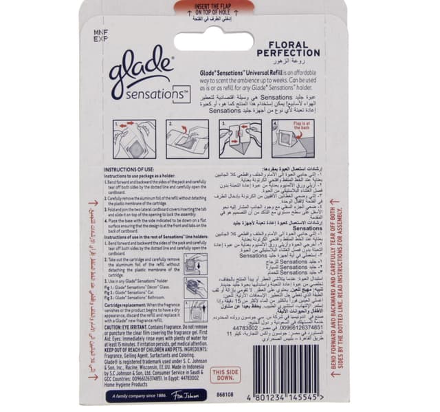 Glade Sensation Floral Perfection Refill Air Freshener