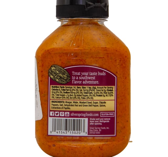 Silver Spring Chipotle Mustard 269 G
