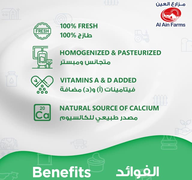 Al Ain Farms Full Cream Yoghurt 2 Kg