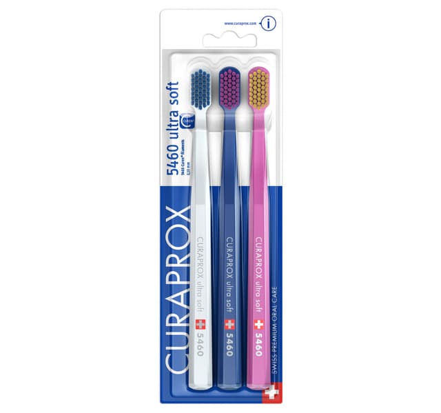 Curaprox Toothbrush Ultra Soft For Adults Cs5460 3 Pcs