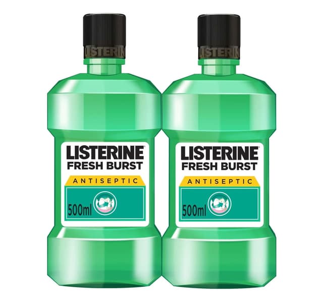 Listerine Mouthwash Antiseptic Fresh Burst 2 500 Ml