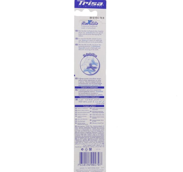 Trisa Toothbrush Flexible Medium Assorted Colours 2 Pcs