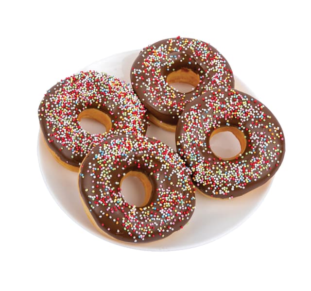 Bake Art Lulu Potato Chocolate Doughnut 4 Pcs