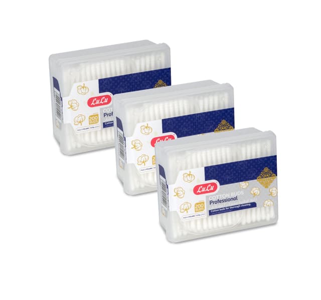 Lulu Professional Cotton Buds 3 200pcs