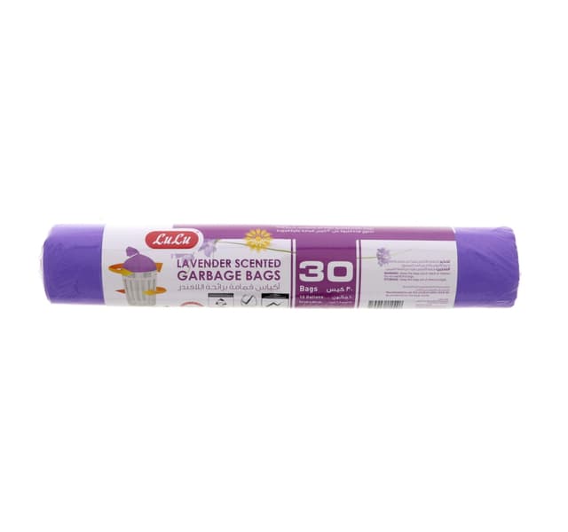 Lulu Lavender Scented Garbage Bags 10 Gallans 54cm 60cm 30pcs