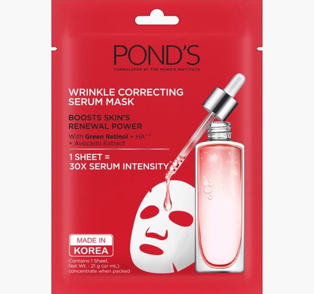 Ponds Wrinkle Correct Serum Mask