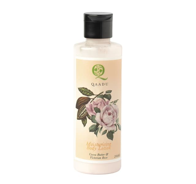 Qaadu Moisturizing Body Lotion With Cocoa Butter Victorian Rose 200 Ml