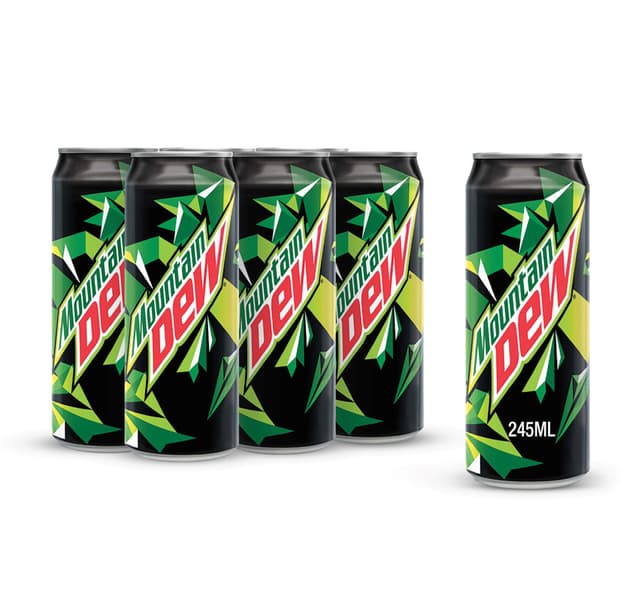 Mountain Dew Can 6 X 245 Ml