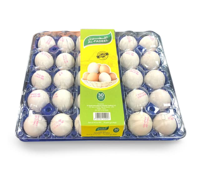 Al Fadeel White Eggs Medium 30 Pcs