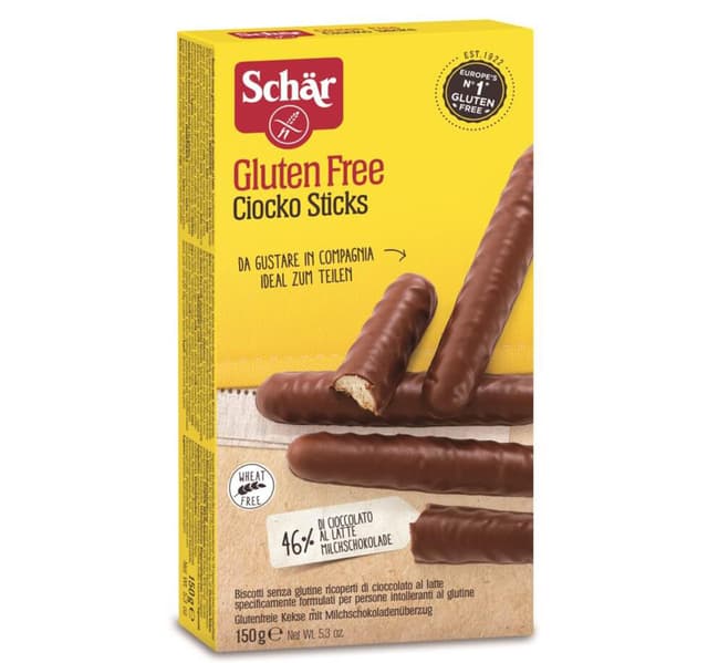 Schar Gluten Free Ciocko Stick 150 G