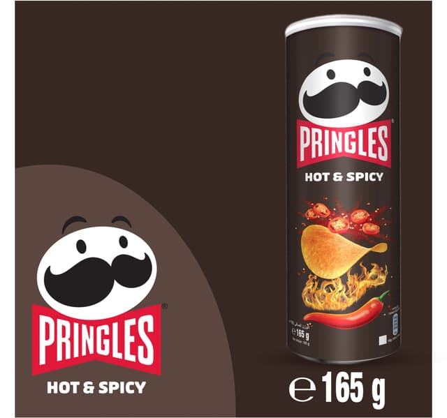 Pringles Hot Spicy Chips 165 G