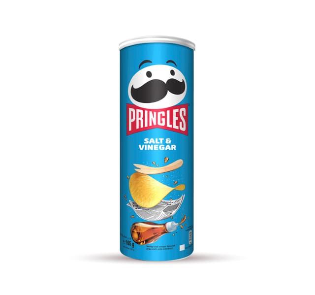Pringles Salt Vinegar Chips 2 X 165 G