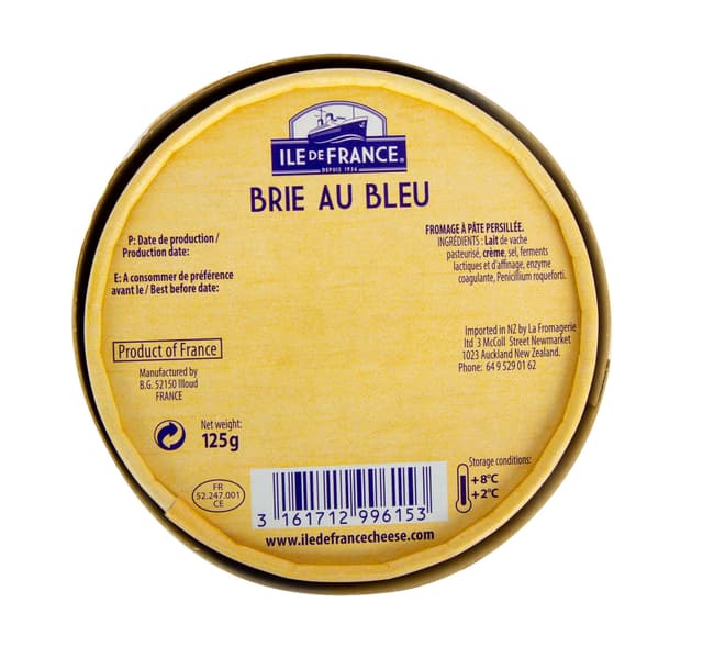 Ile De France Blue Brie Cheese 125 G