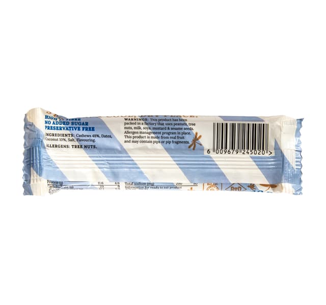 Cecilias Farm Cashew Coconut Fruit Smoothie Bar 40 G