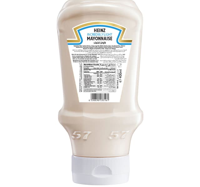 Heinz Incredibly Light Mayonnaise 400ml