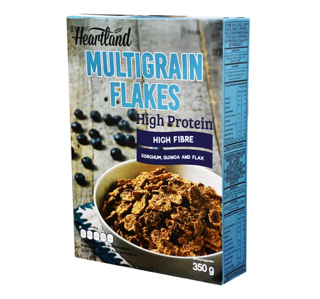 Heartland Multigrain Flakes Cereal 350 G