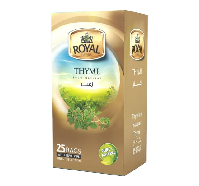 Royal Herbs Thyme Tea 25 Pcs