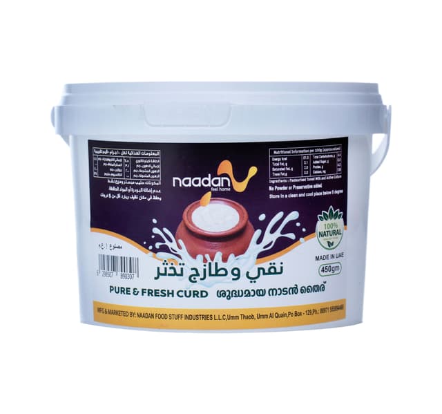 Naadan Pure Fresh Curd 450 G