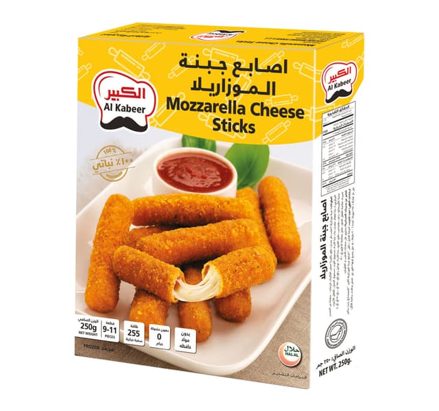 Al Kabeer Mozzarella Cheese Sticks 250 G