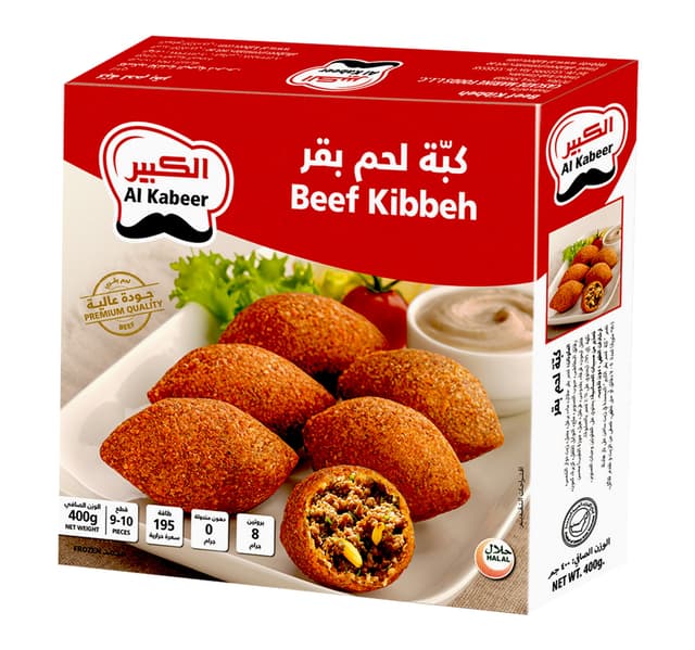 Al Kabeer Frozen Beef Kibbeh 400 G