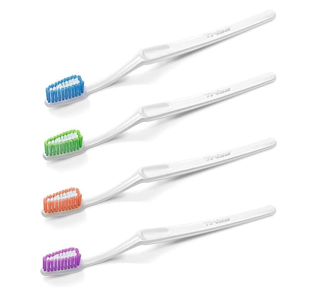 Trisa Swiss Clean The Original Toothbrush Medium Assorted 4 Pcs