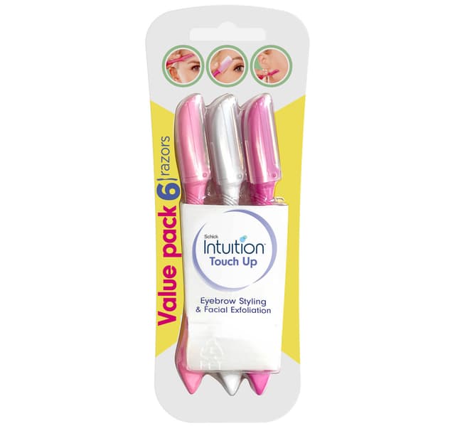 Schick Intuition Eyebrow Styling Razor 6 Pcs