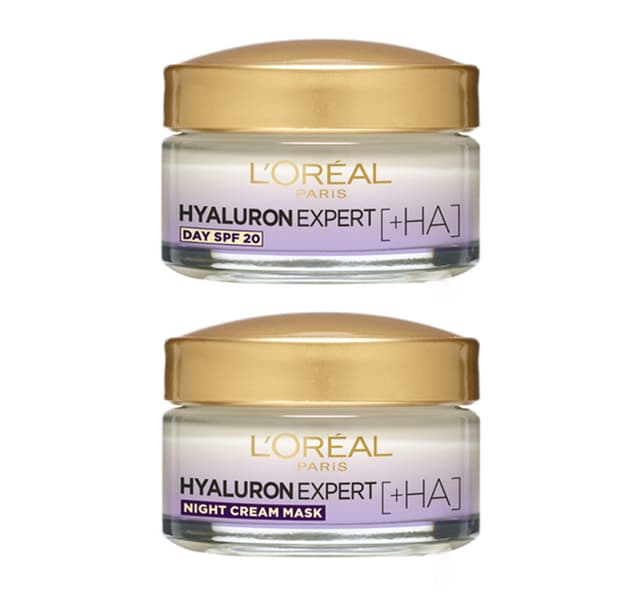 L Oreal Paris Hyaluron Expert Cream Day 50 Ml Night Cream Mask 50 Ml