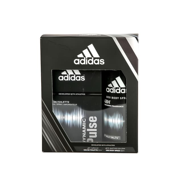 Adidas Edt Dynamic Pulse For Men 100 Ml Deo Body Spray Value Pack 150 Ml