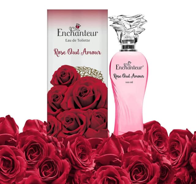Enchanteur Rose Oud Amour Edt Perfume For Women 100 Ml