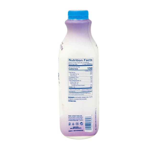 Lifeway Organic Kefir Whole Milk 32oz