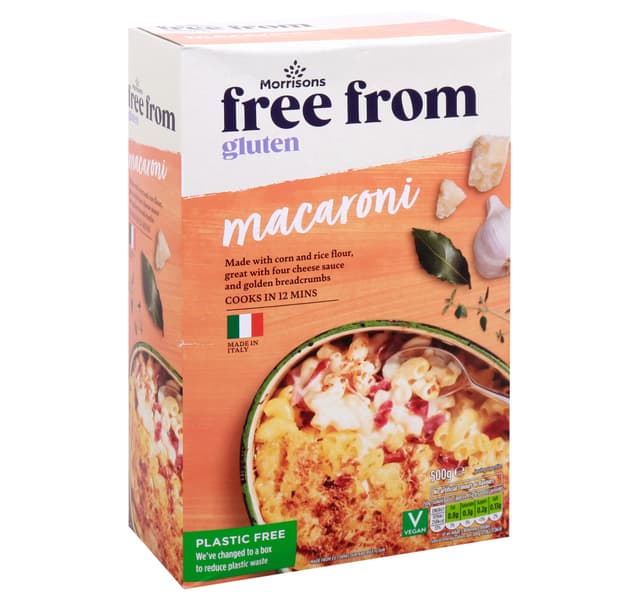Morrisons Free From Gluten Macaroni Pasta 500 G