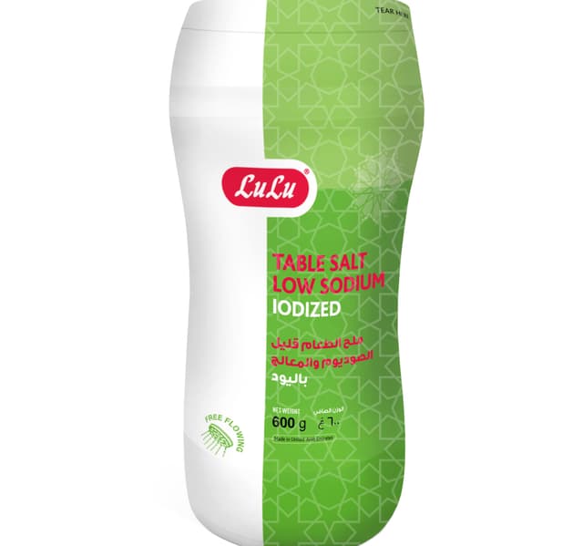 Lulu Iodized Salt Low Sodium 600 G