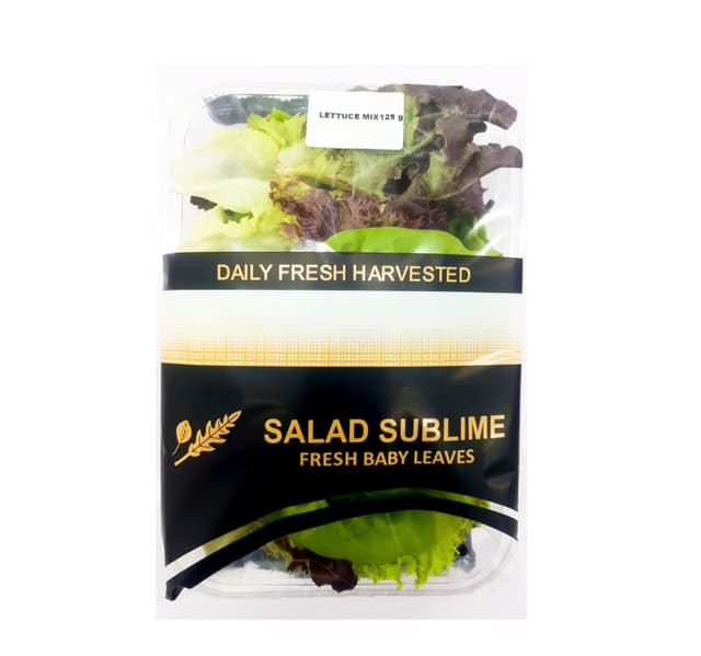Lettuce Mix Leaves Flow Pack 125 G