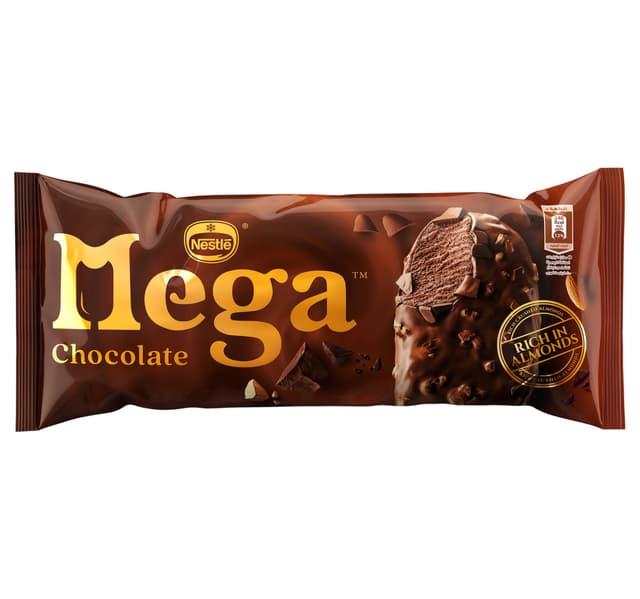 Nestle Mega Chocolate Almonds Ice Cream Stick 95 Ml