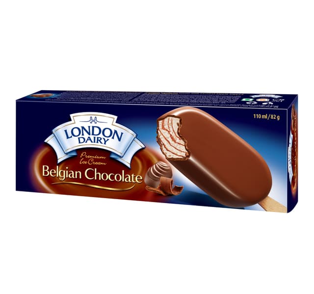 London Dairy Belgian Chocolate Ice Cream Stick 110 Ml