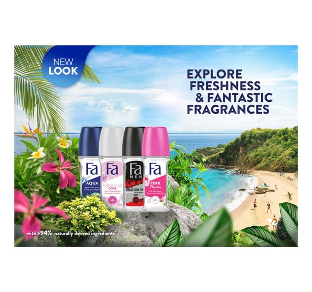 Fa Caribbean Wave Roll On Deodorant Value Pack 2 50 Ml