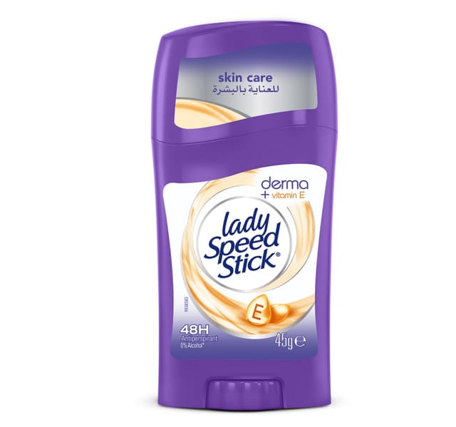 Lady Speed Stick Derma Sticks Antiperspirant Deodorant Natural Skin