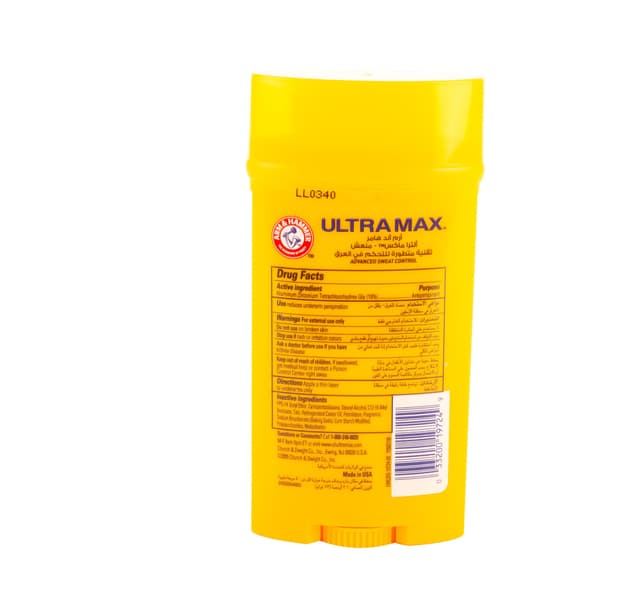 Arm Hammer Ultra Max Fresh Antiperspirant Deodorant Stick 73 G