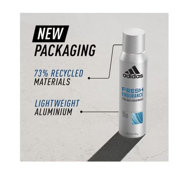 Adidas Fresh Endurance 72H Anti-Perspirant Deo Spray 150ml