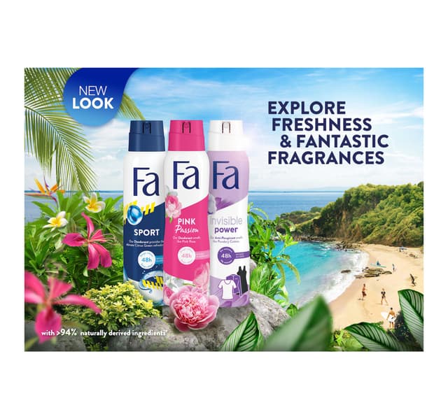 Fa Floral Protect Orchid Viola Antiperspirant Deo Spray 150 Ml