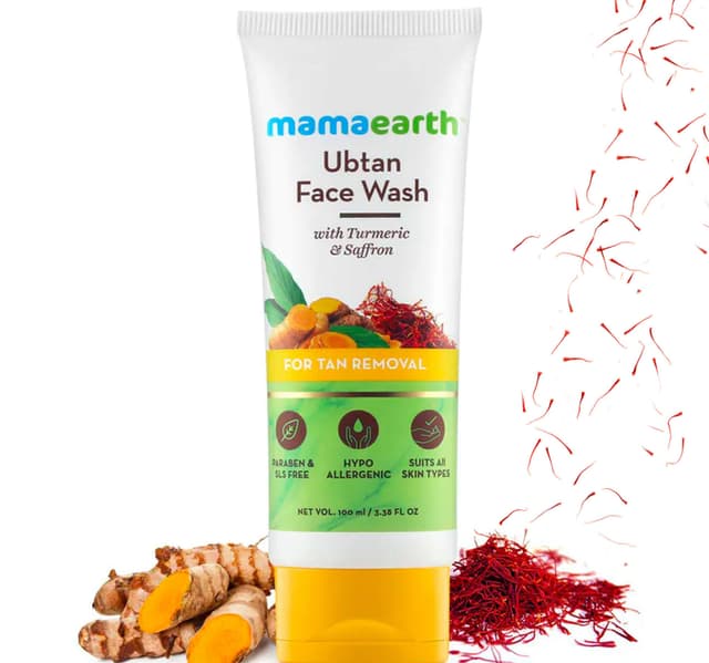 Mamaearth Ubtan Face Wash for Tan Removal