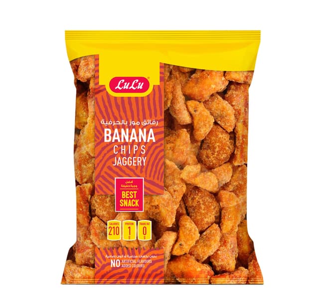 Lulu Banana Chips Jaggery 200 G