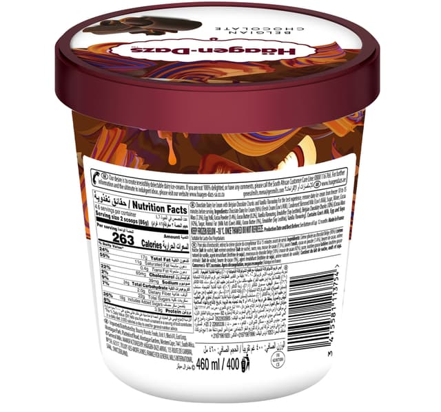 Haagendazs Belgian Chocolate Ice Cream 460 Ml