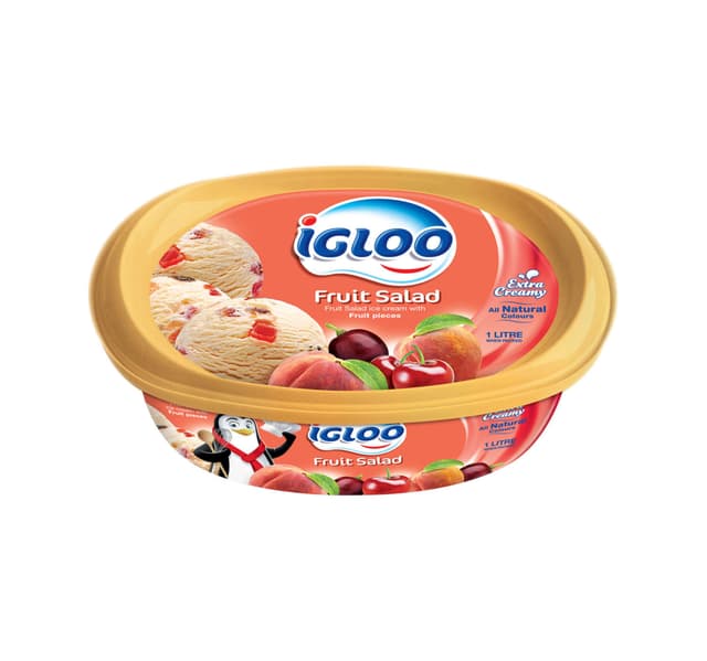 Igloo Fruit Salad Ice Cream 1 Litre