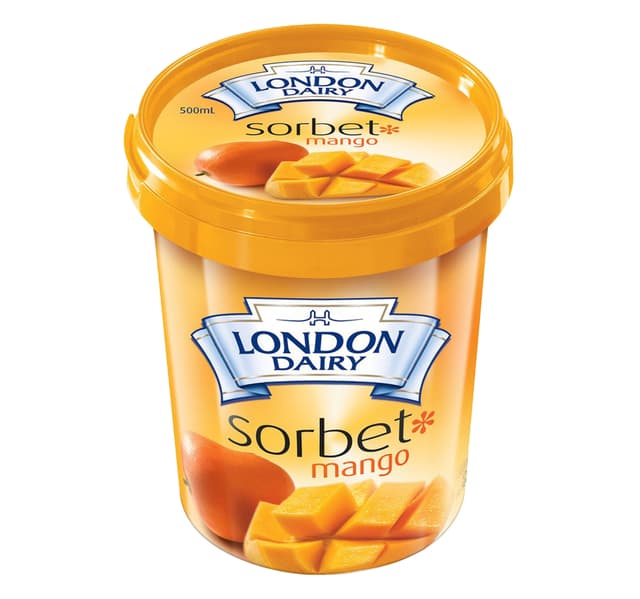 London Dairy Mango Sorbet 500 Ml